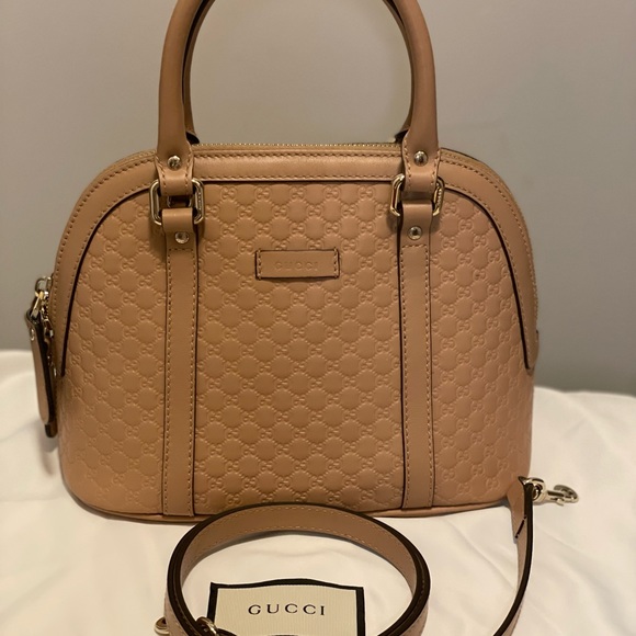 Gently used Gucci Microguccissima mini dome bag in Beige - Picture 7 of 15
